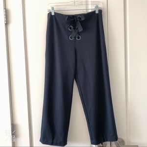 Zara cropped wide leg pants